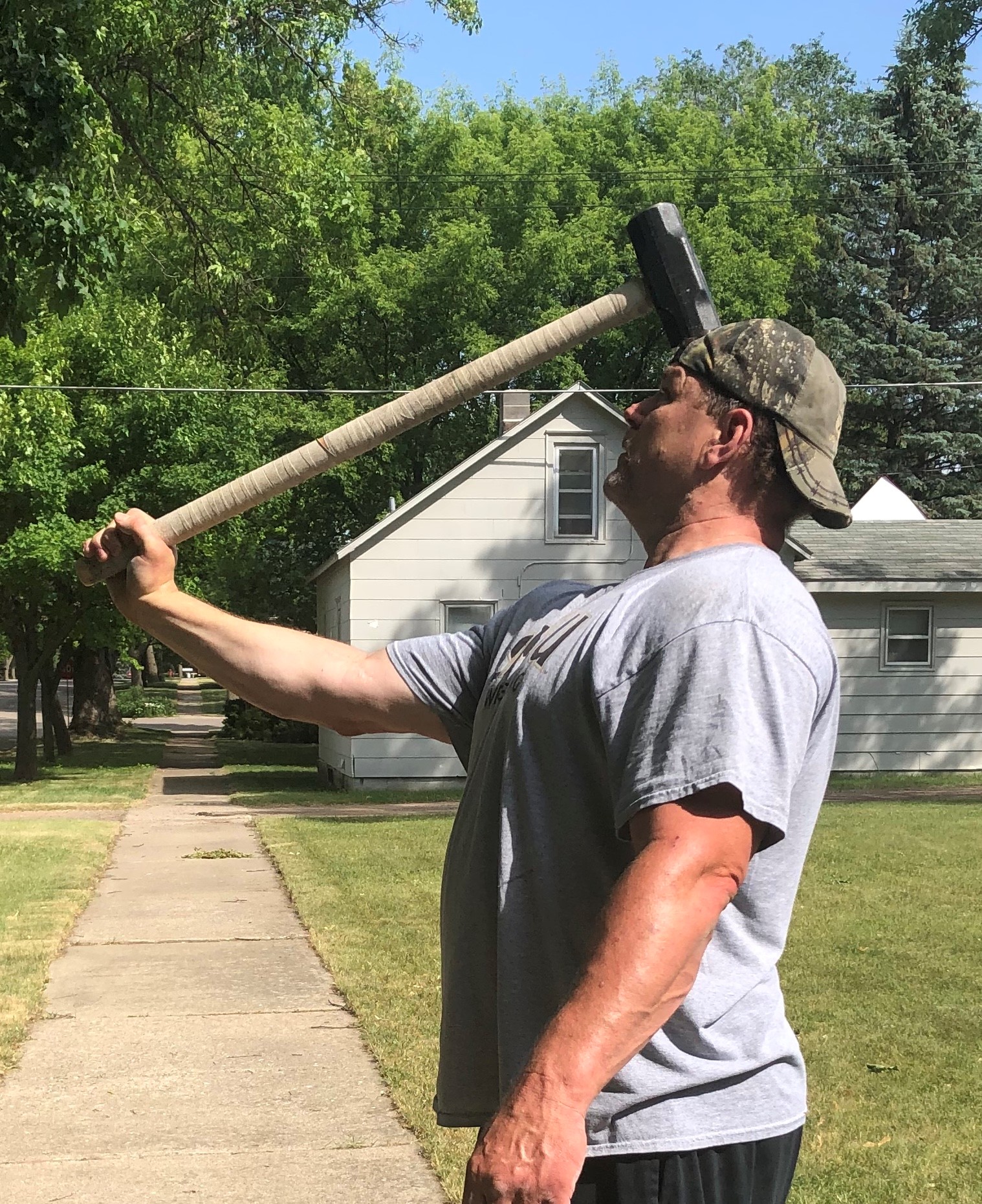 Sledgehammer for a Strong Grip Strength & Conditioning myHMB