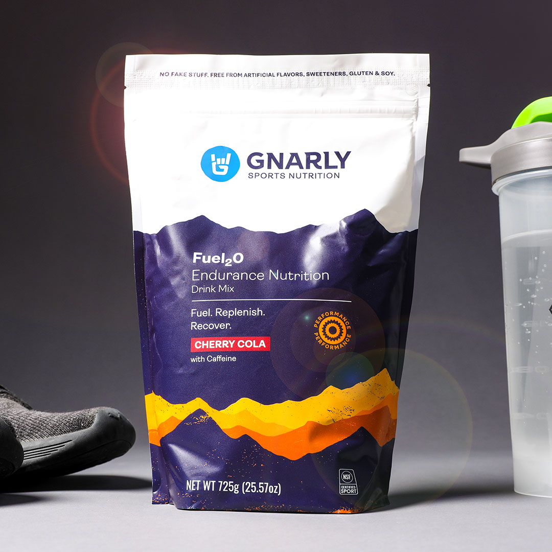 Supplement product Gnarly Fuel20 featuring the clinically proven muscle health ingredient myhmb