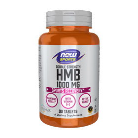 NOW Sports HMB, Double Strength 1000mg Tablets