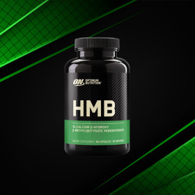 Muscle health supplement Optimum Nutrition HMB 1000 Caps featuring the clinically proven ingredient myHMB