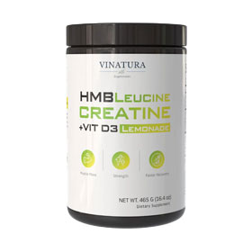 Vinatura HMB Leucine Creatine Powder with Vitamin D3