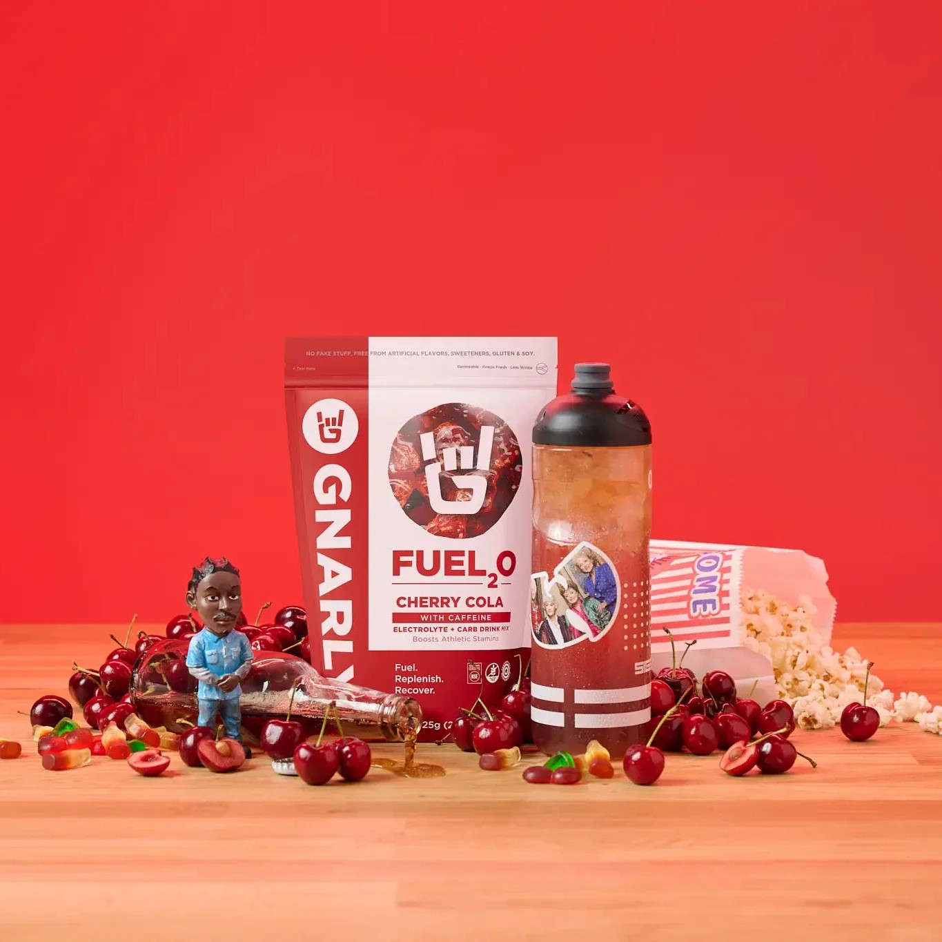 Supplement product Gnarly Fuel20 featuring the clinically proven muscle health ingredient myhmb